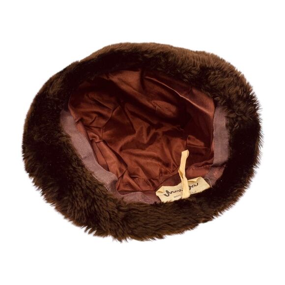 Vintage Marida Brown Women’s Hat Made in England - Picture 6 of 7